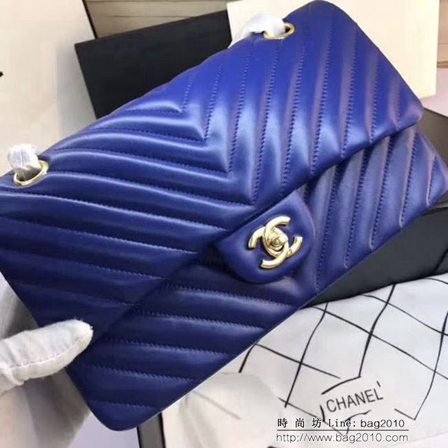 香奈兒CHANEL 升級版V線1112進口小羊皮全新經典單肩斜挎鏈條包 DSC1530